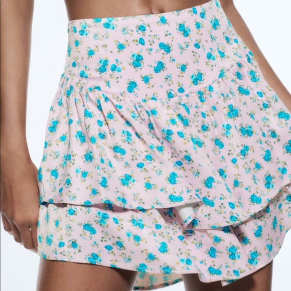 Coord SET floral crop & skirt set - Picture 9 of 13